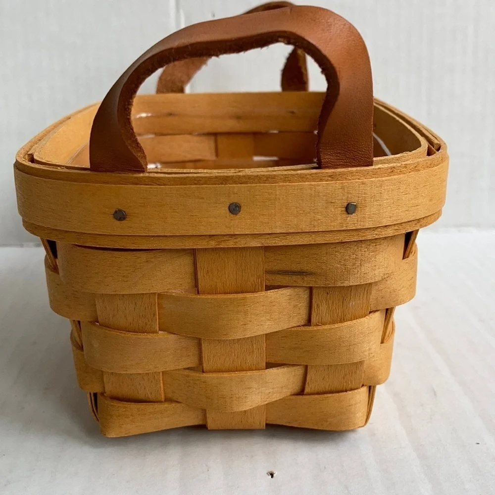 Vintage Longaberger small rectangular basket liner
